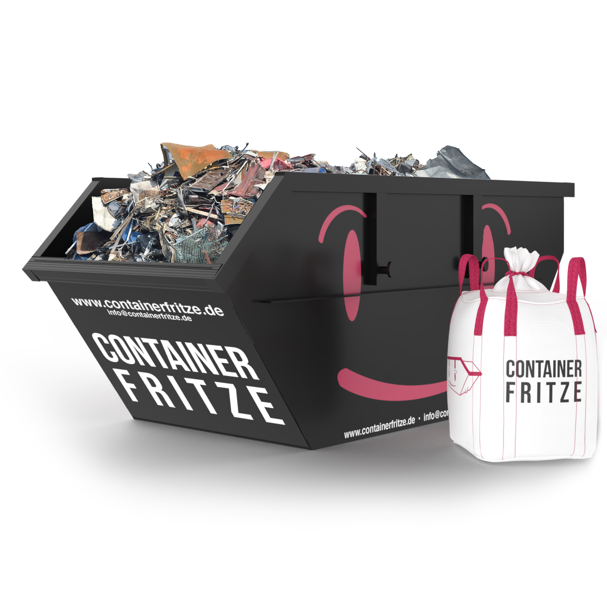 Altmetall gemischt Container