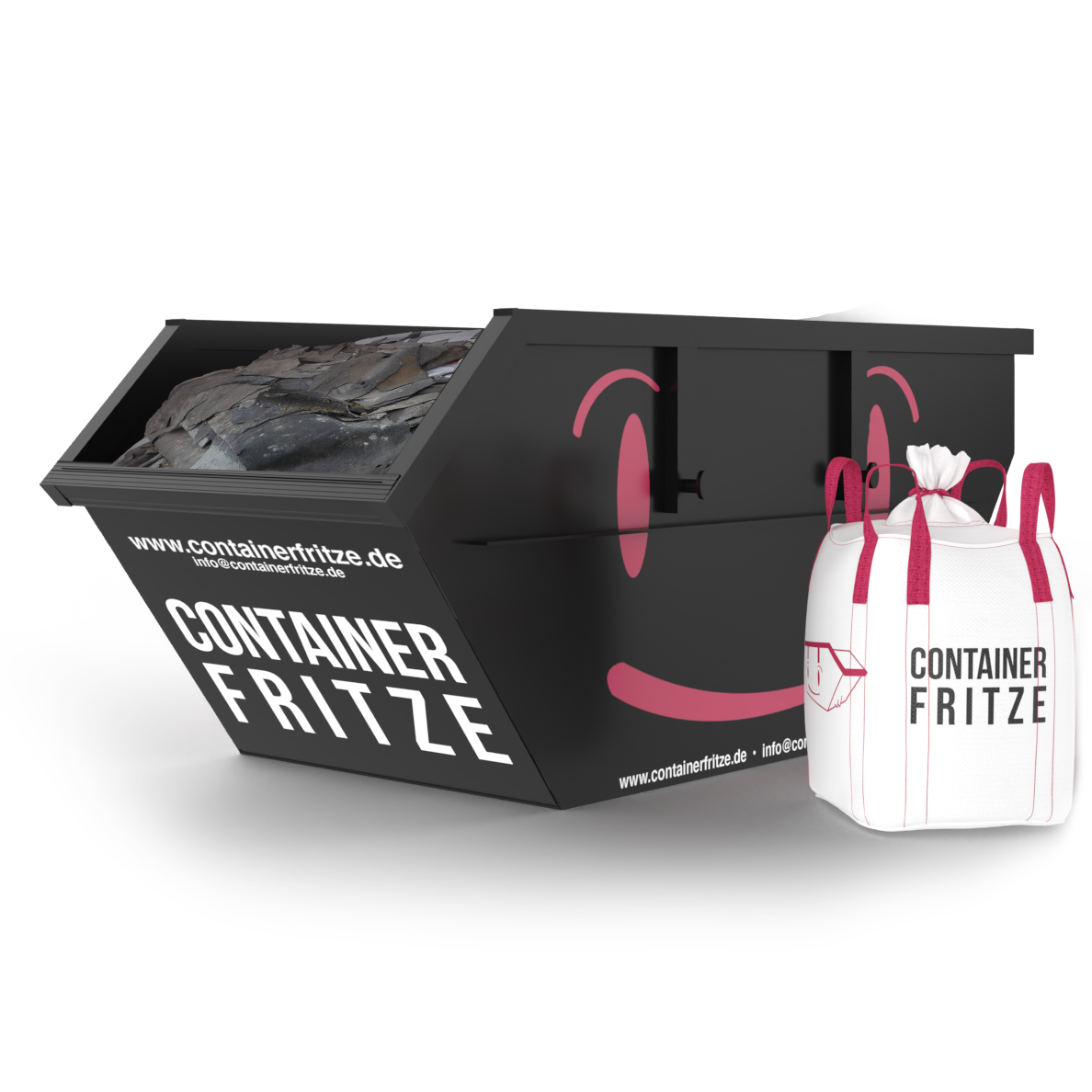 Dachpappe teerhaltig Container