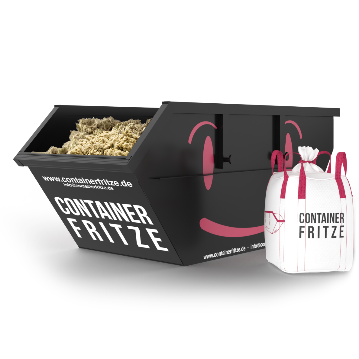 KMF Mineralwolle Dämmwolle Container